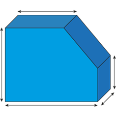 Clipped Bolster Foam Cut To Size