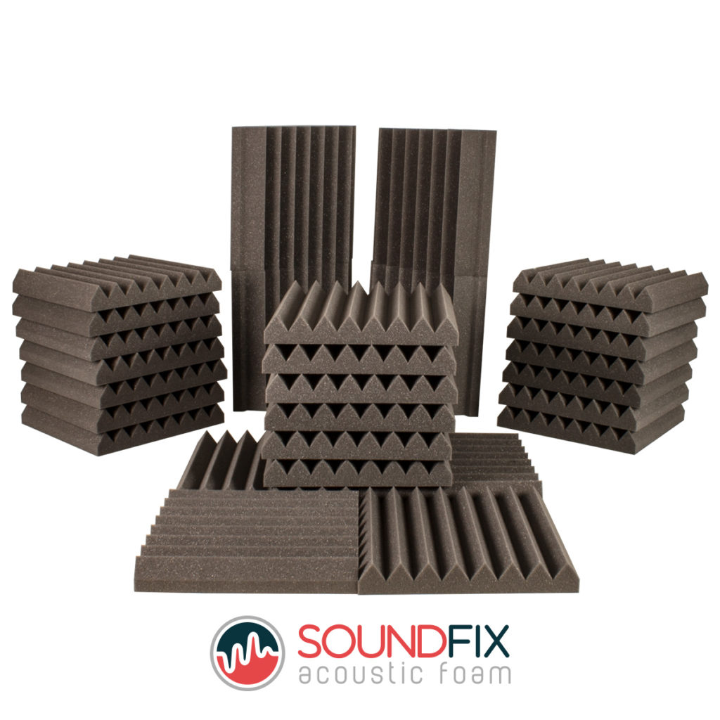 Acoustic Foam Tile & Bass Trap Kit GB Foam Direct