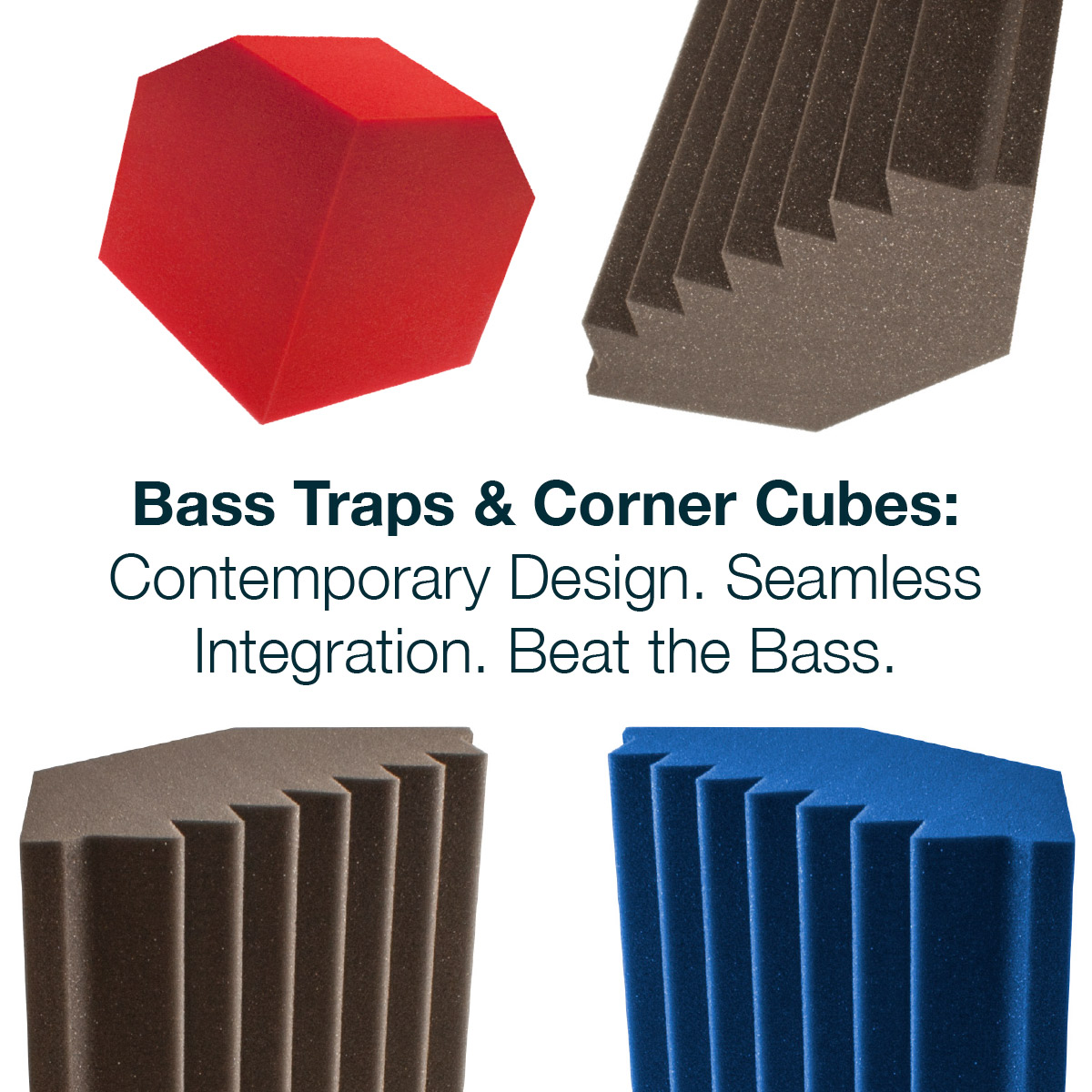Bass Traps & Corner Cubes Acoustic Foam GB Foam Direct