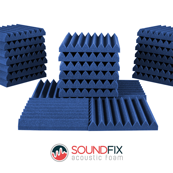 24 acoustic foam tiles pack