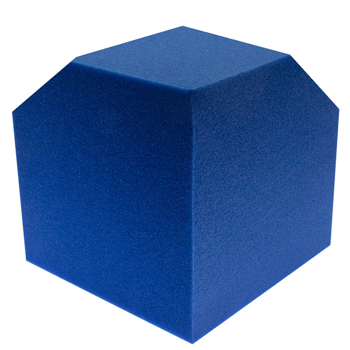 blue corner cube bass trap