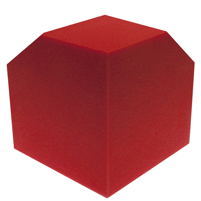 red corner cube bass trap