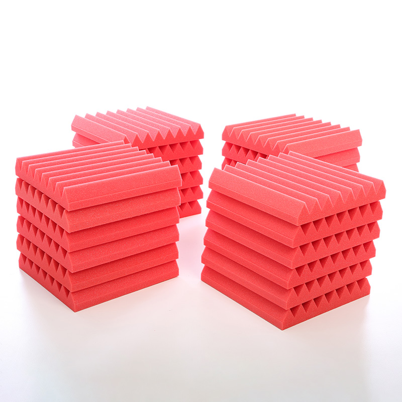 Acoustic Foam Panels Red Wedge