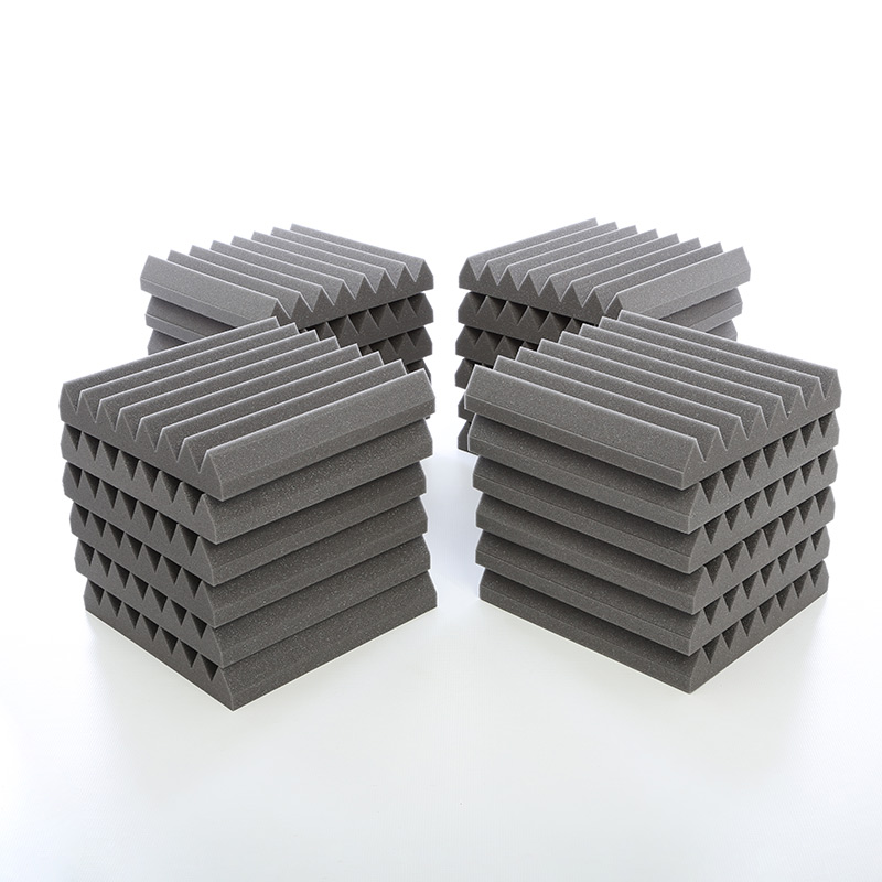 Grey Soundproof Foam Tiles Wedge