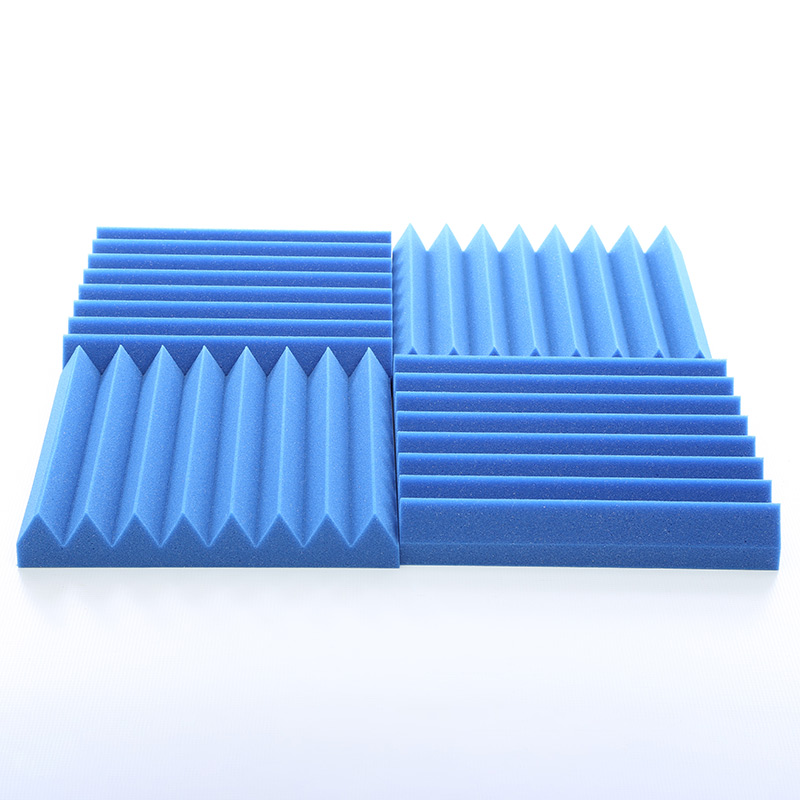 Blue Acoustic Foam Tiles Wedge