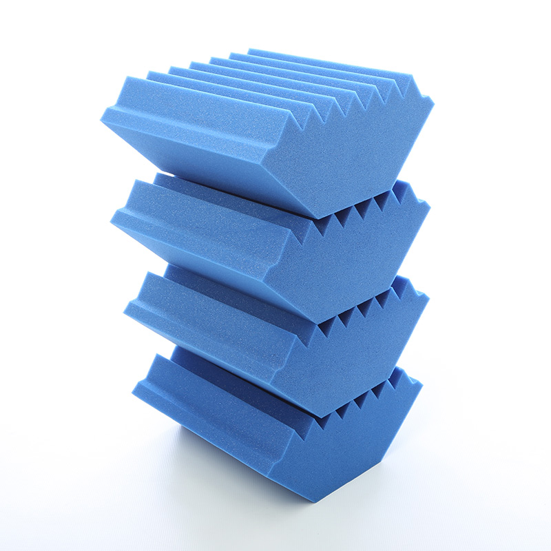 Blue Wedge Acoustic Foam Bass Traps