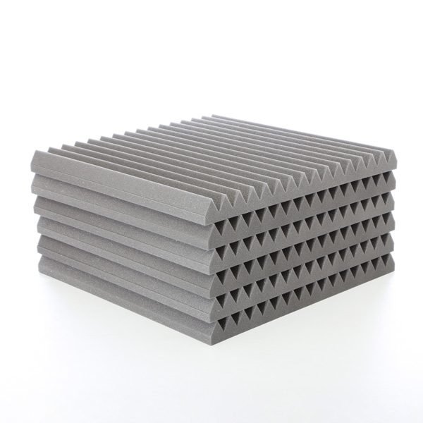 Large Wedge Grey Soundproof Foam