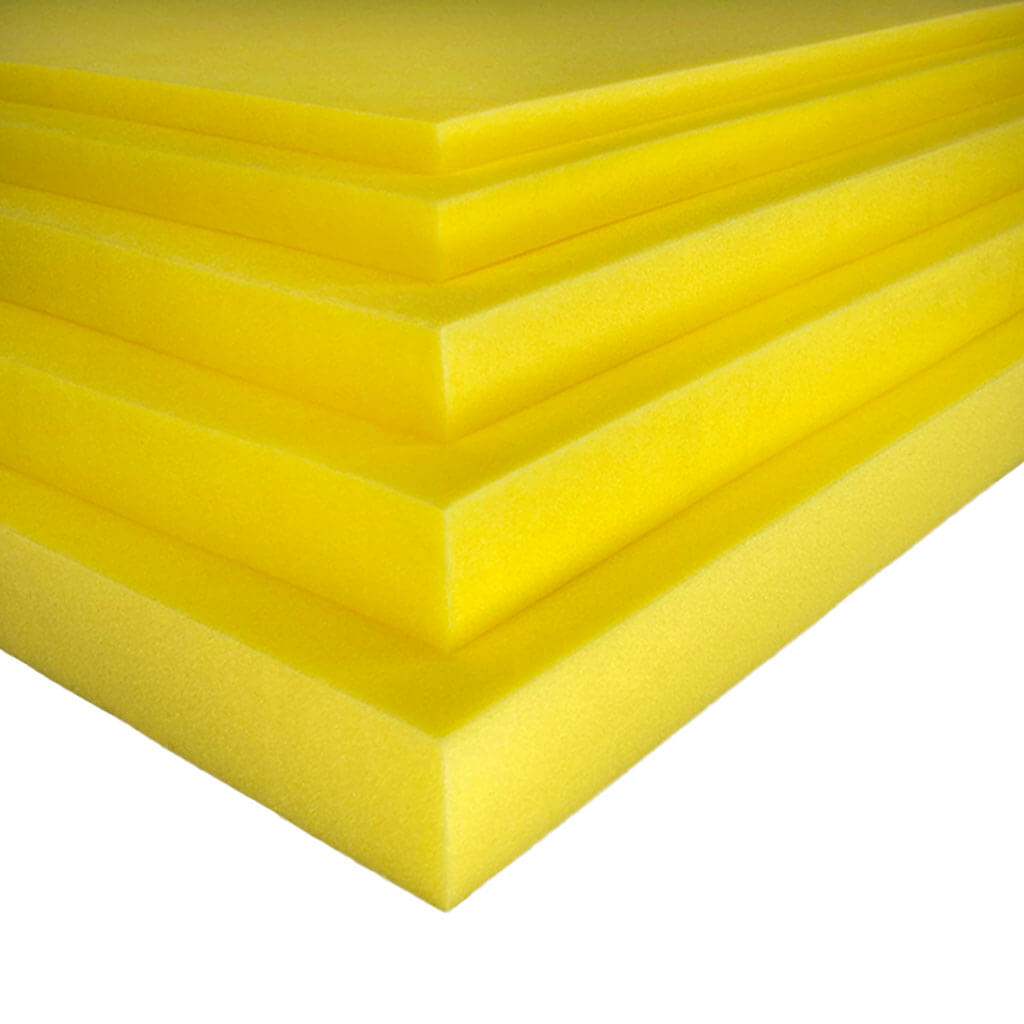 Yellow Plastazote LD33 Closed Cell Foam Sheets Zotefoams
